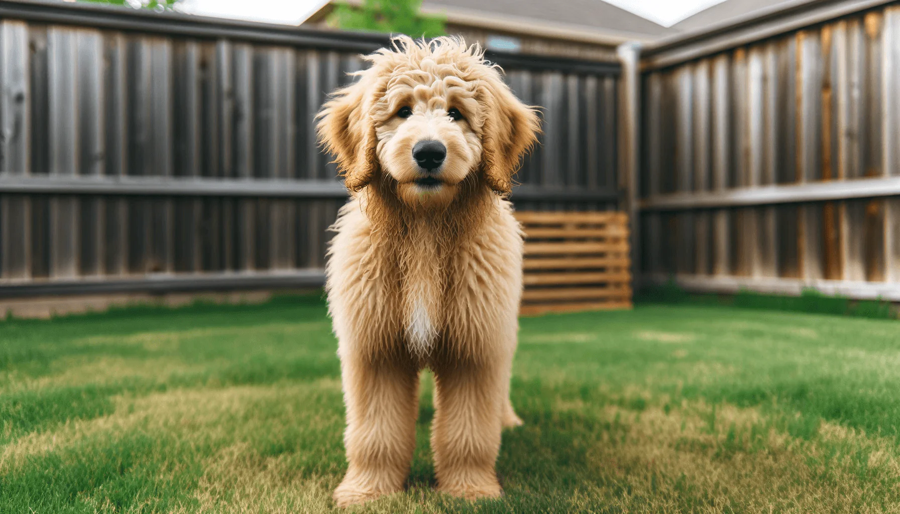 mini goldendoodle flat coat